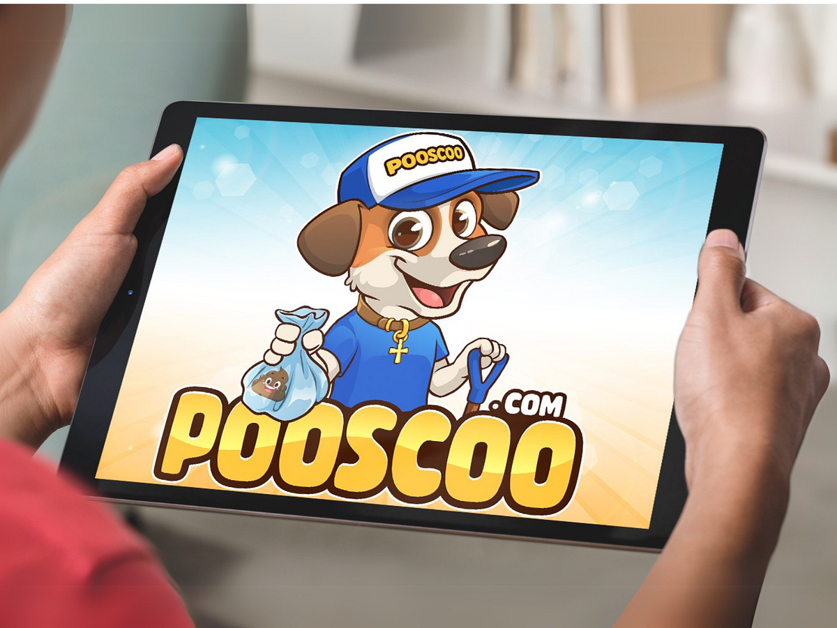 Animal Vector Illustration, Cartoon Dog Logo, Pet emblem Design