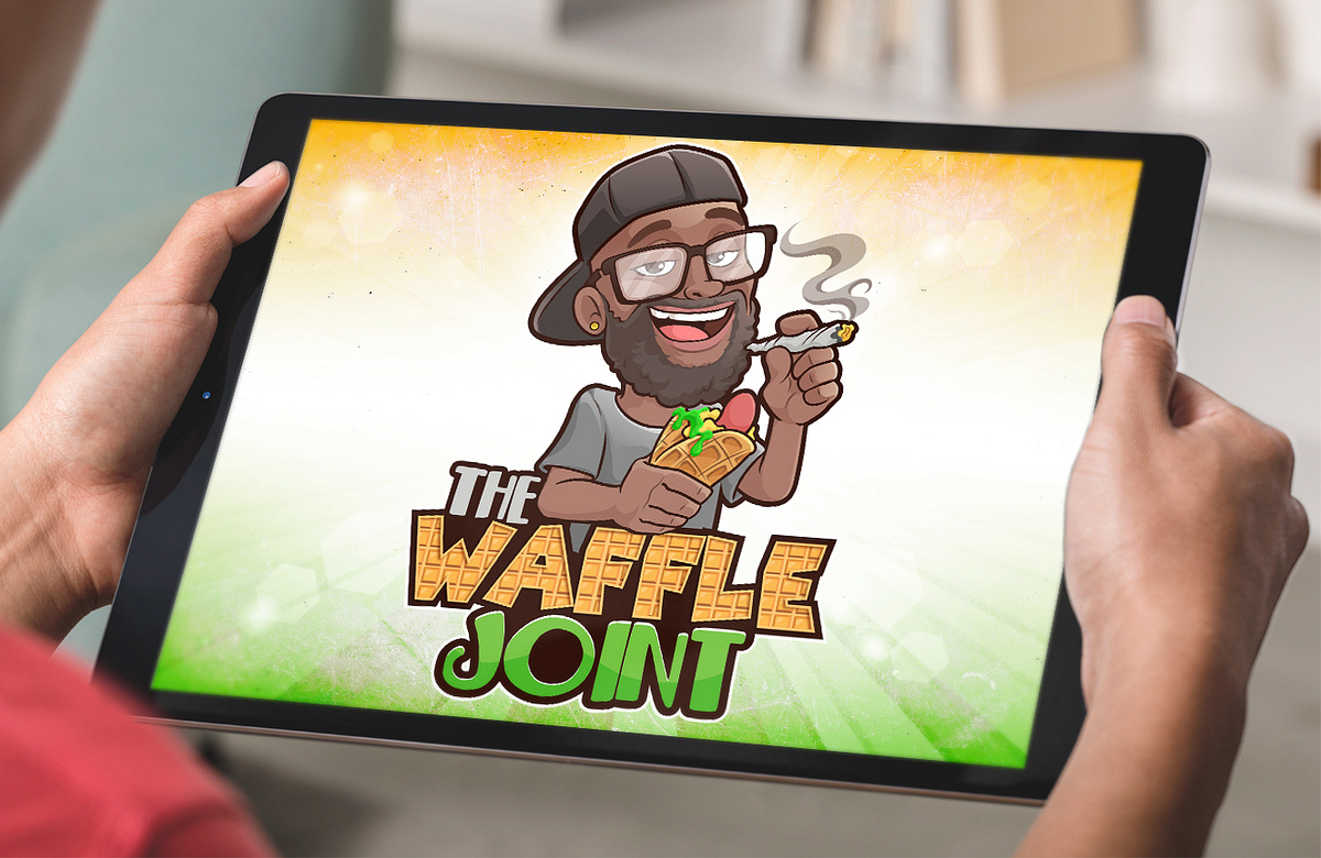 Cartoon Portrait Logo, Restaurant Mascot, Food Illustration Logo