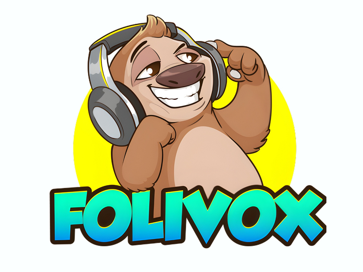 Sloth Mascot logo Design for German Podcast Brand (Folivox) Image 0