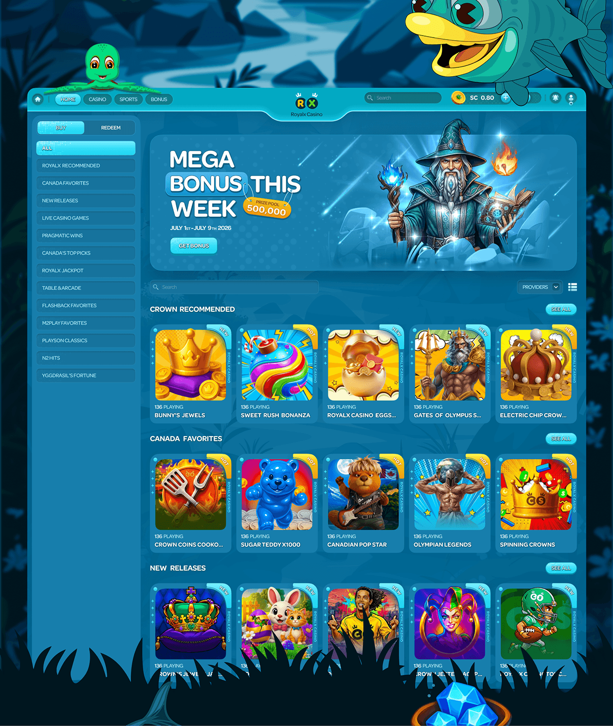Casino Project UI Plarform Image 0