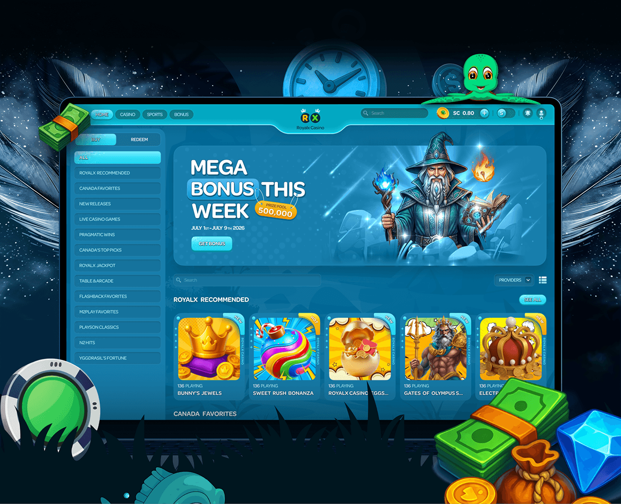 Casino Project UI Plarform Image 3
