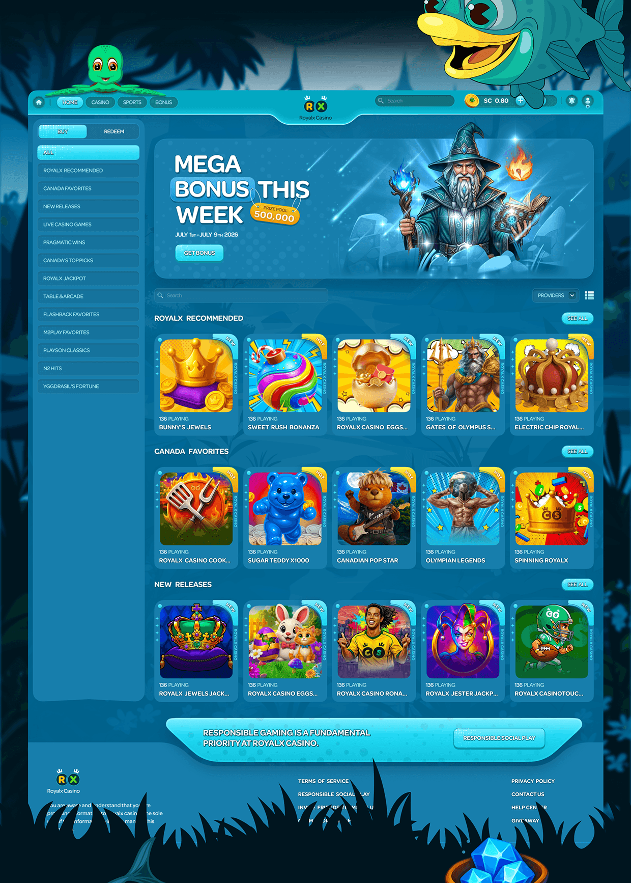 Casino Project UI Plarform Image 5