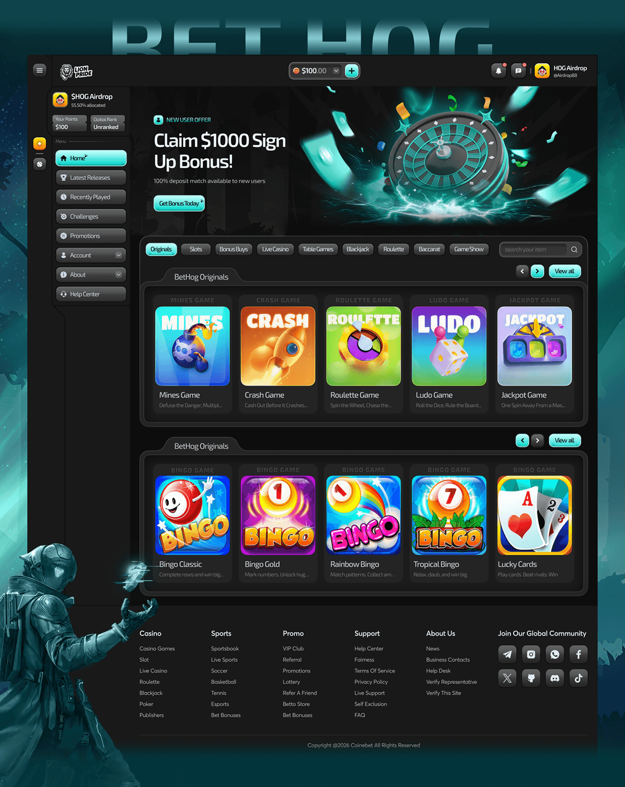 AI-powered betting website Image 1