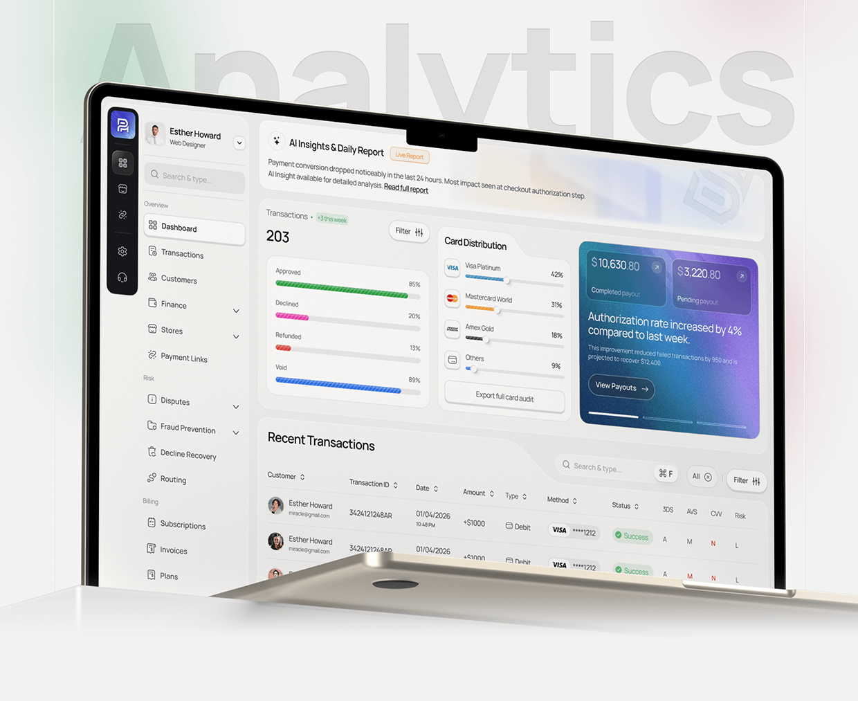 AI Agent Payment Automation Dashboard Image 13