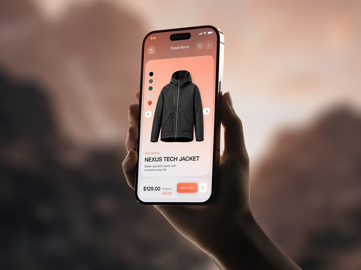 Next-Generation Fashion App Design Image 0