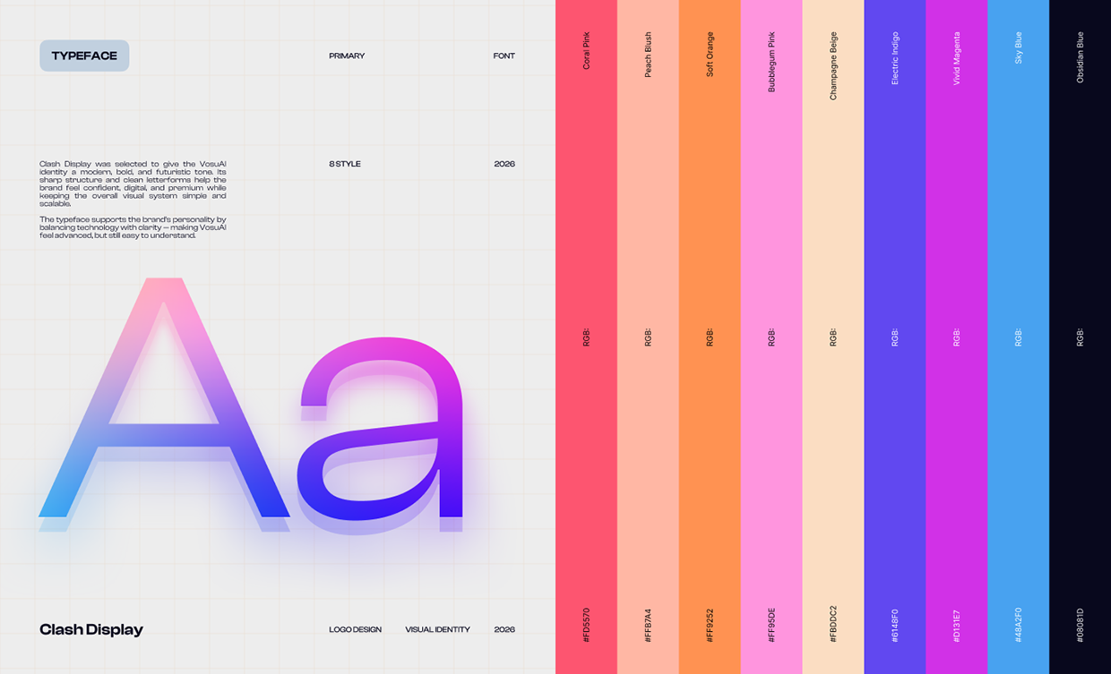 Vosu AI | Logo and Visual Identity Image 4