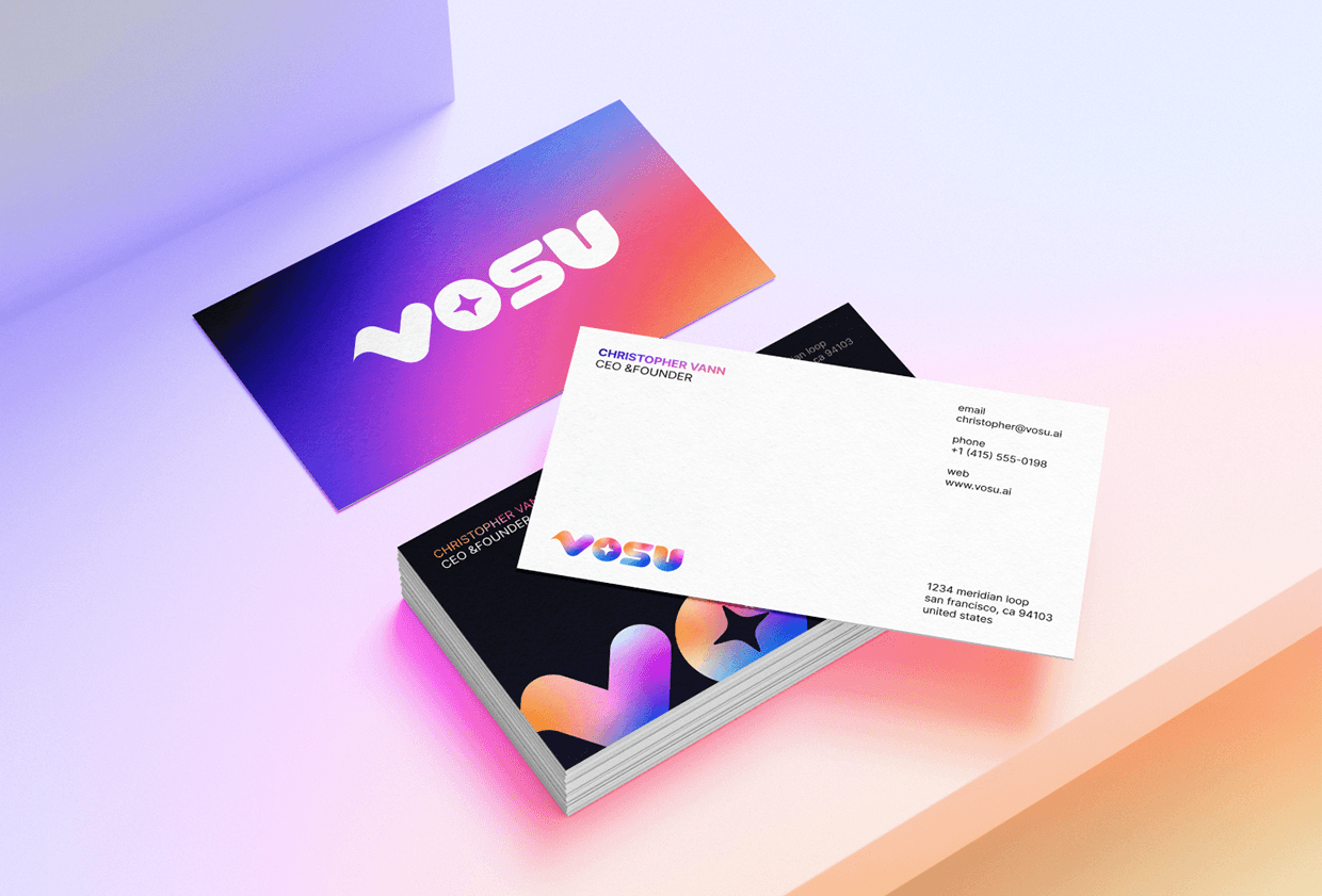 Vosu AI | Logo and Visual Identity Image 6