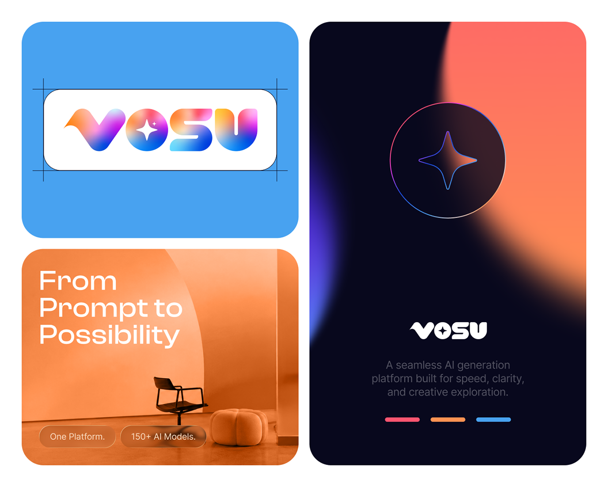 Vosu AI | Logo and Visual Identity Image 9