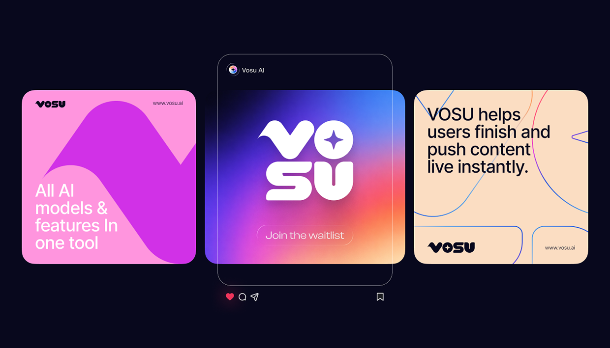 Vosu AI | Logo and Visual Identity Image 19