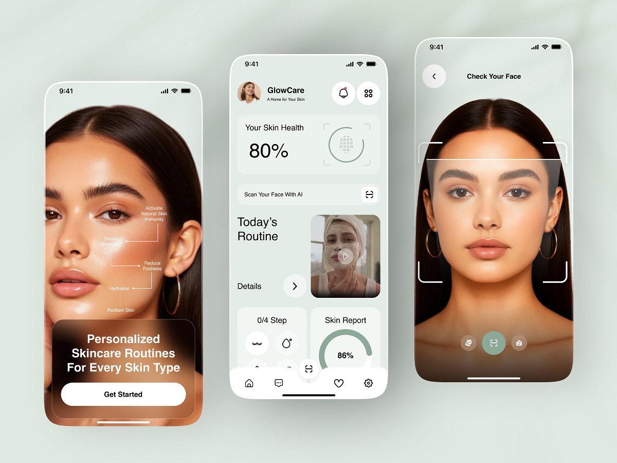 Skin Care App design Image 0