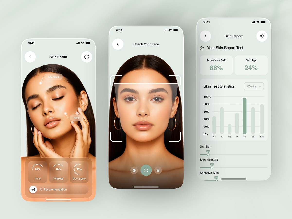 Skin Care App design Image 2