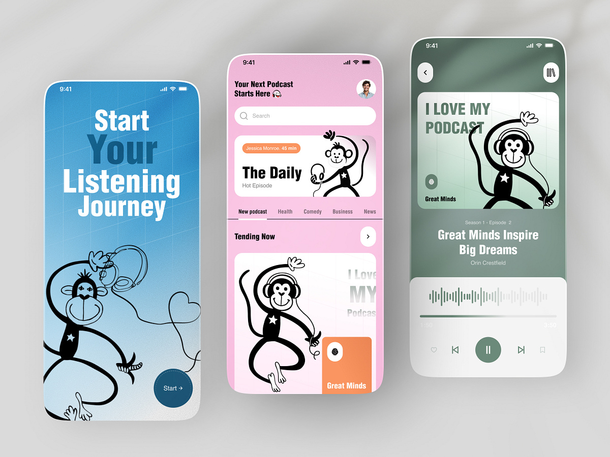 Podcast Streaming Mobile App