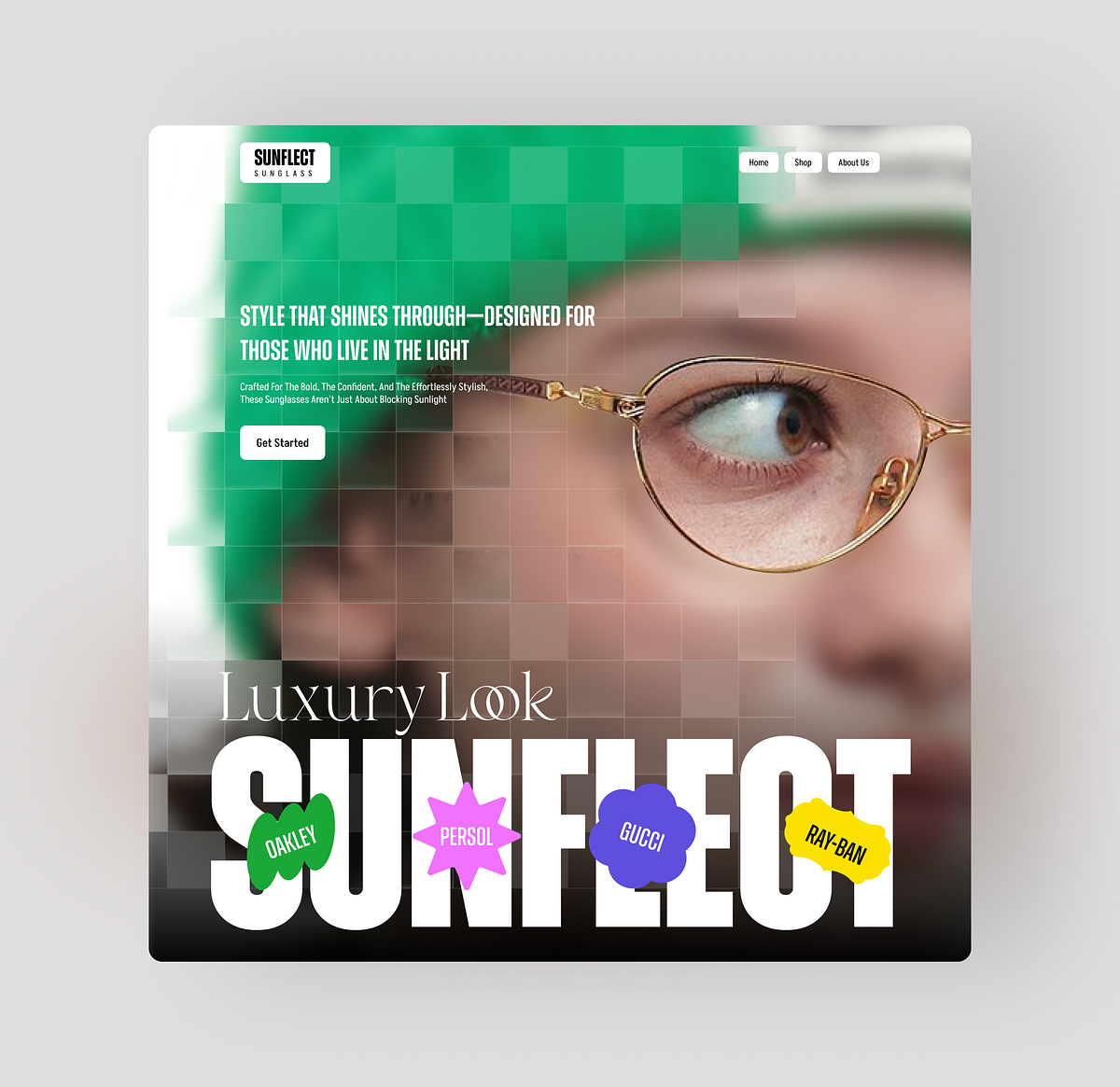 Eyewear E-Commerce Website Design Image 0