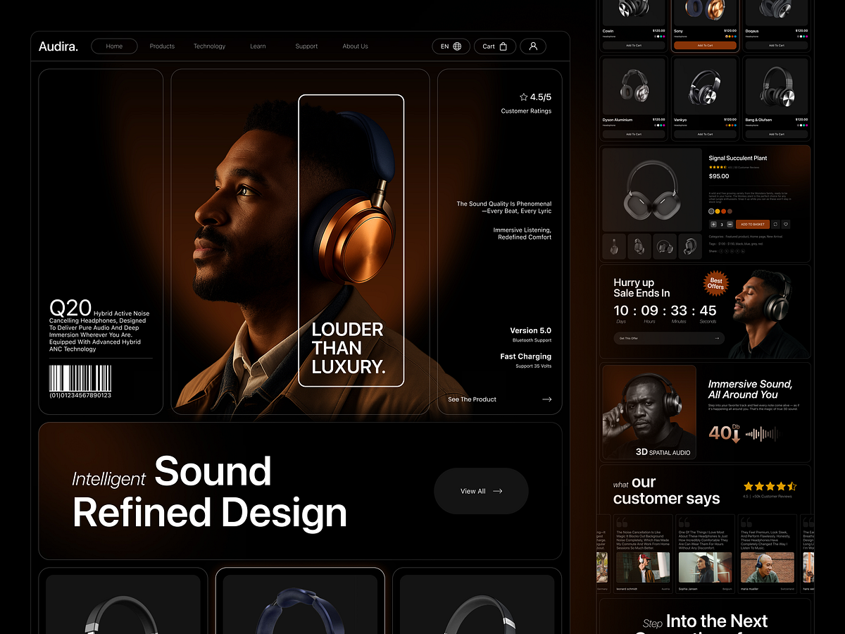 E-commerce Landing Page Design