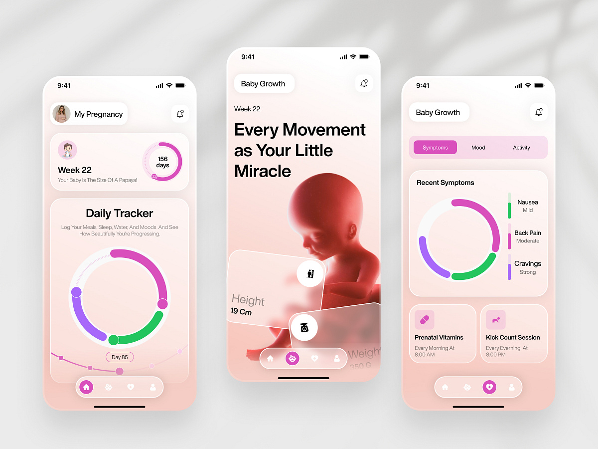 Pregnancy & Baby Tracker Mobile App Image 0