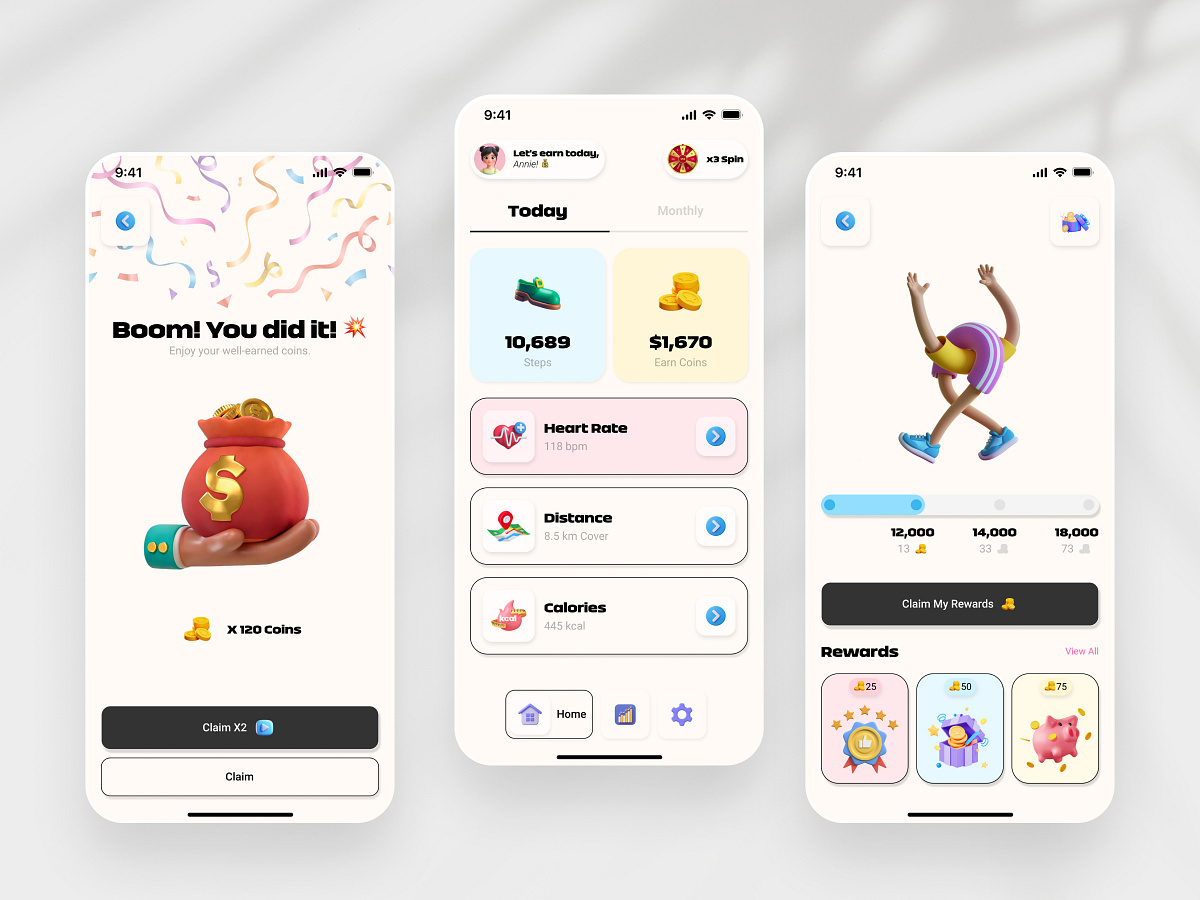 Walk & Earn Fitness Mobile App ✦ StepCoin Image 0
