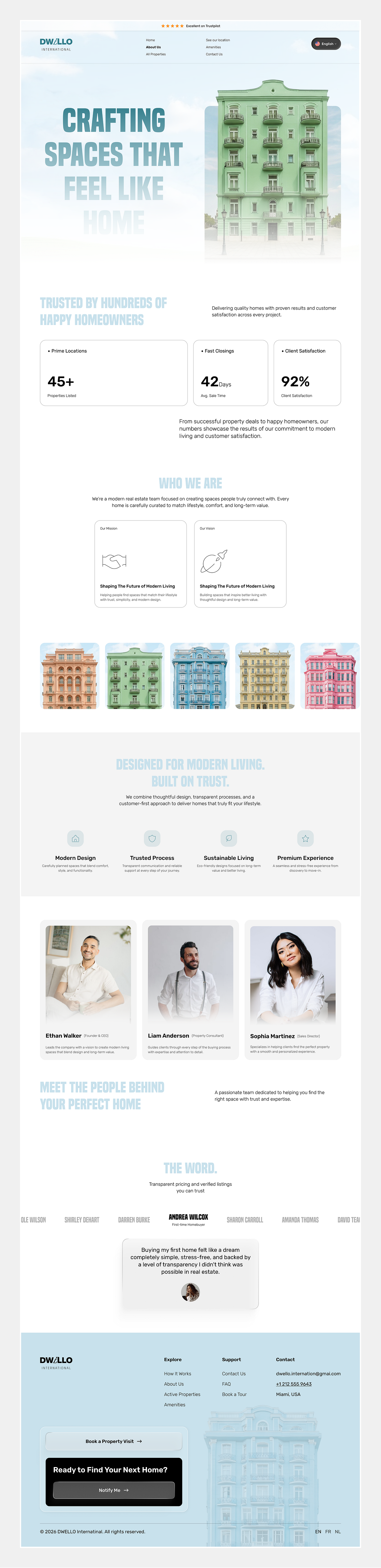Dwello ✦ Real Estate About Page 🏢✨ Image 1