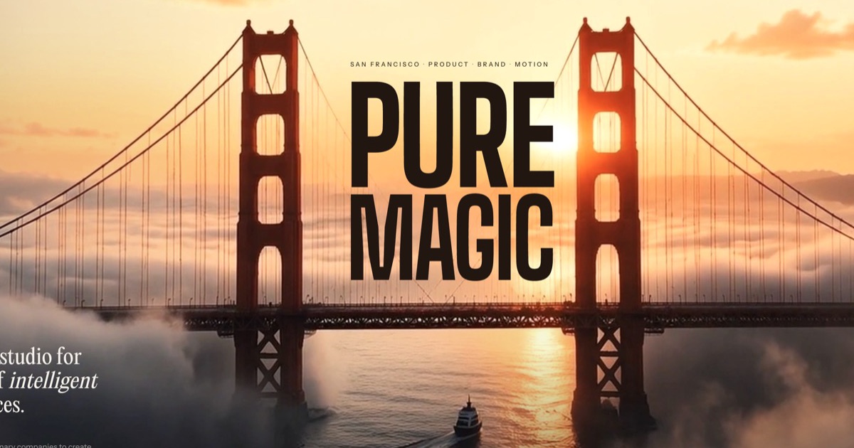 Pure Magic — Design Studio for Intelligent Experiences