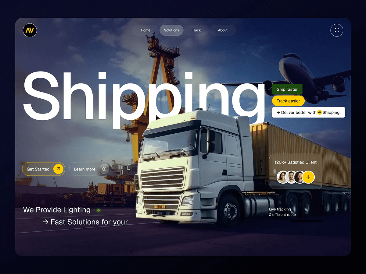 Logistics SaaS Hero Exploration Image 0