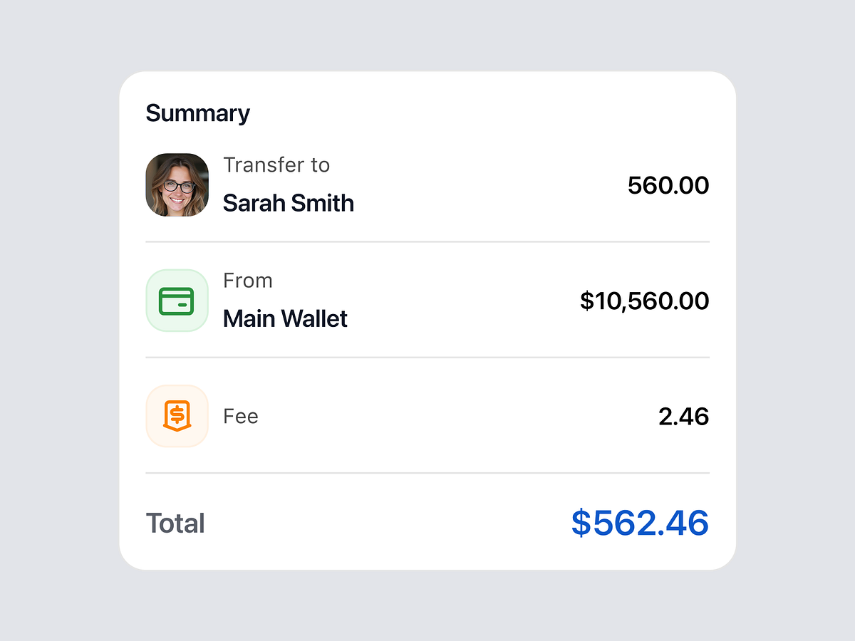 Fintech Money Transfer App UI Design Image 4