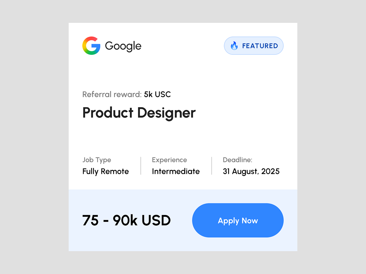 Job listing card Image 0