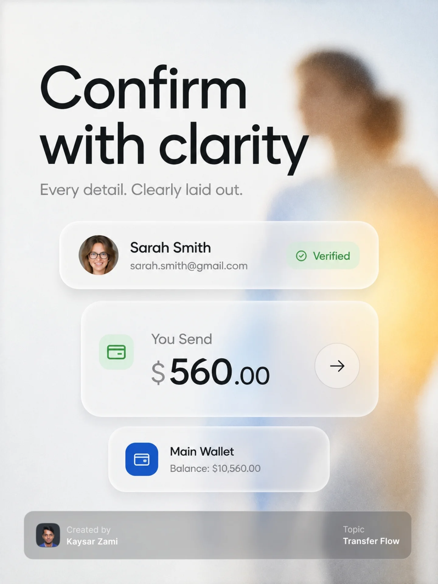 Payment App Transfer Flow Design Image 2