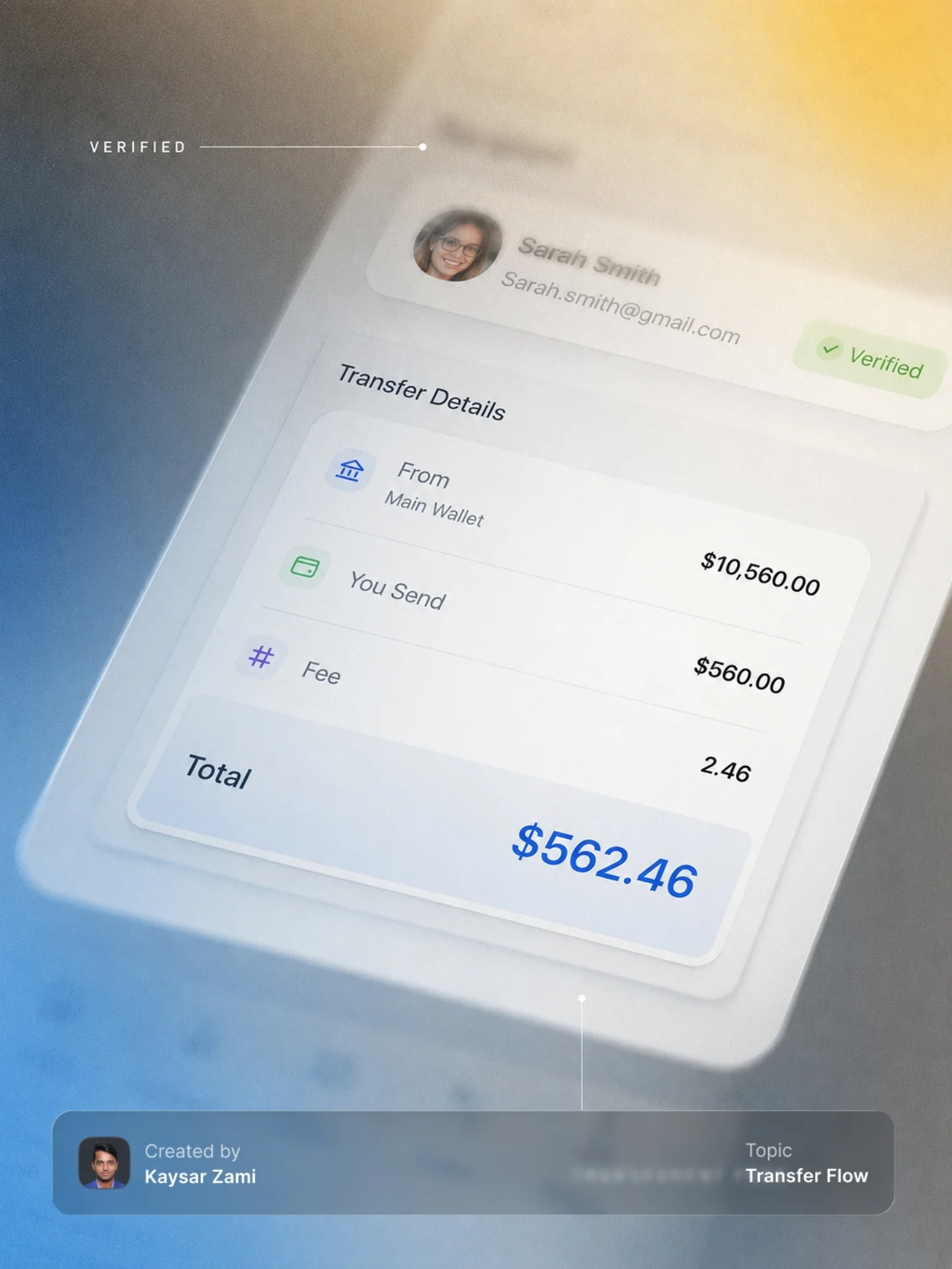 Payment App Transfer Flow Design Image 4