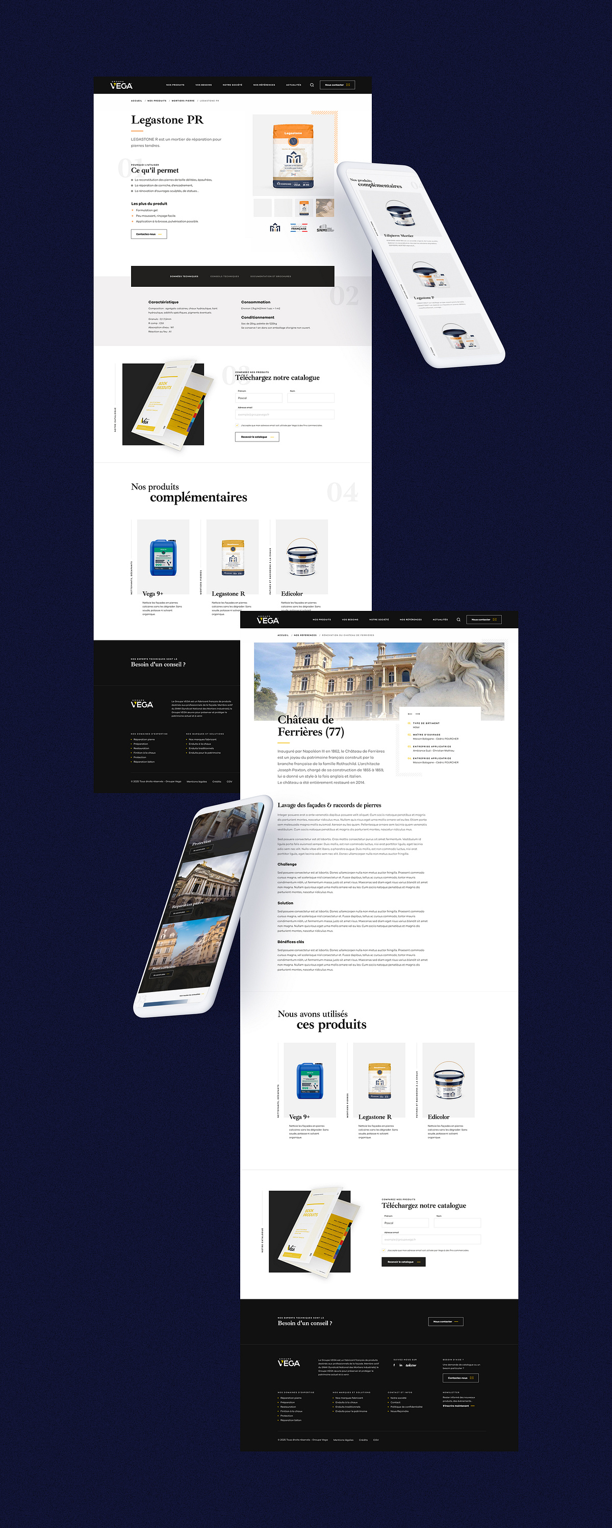 Brand & website redesign for VEGA — beauty behind raw Image 8