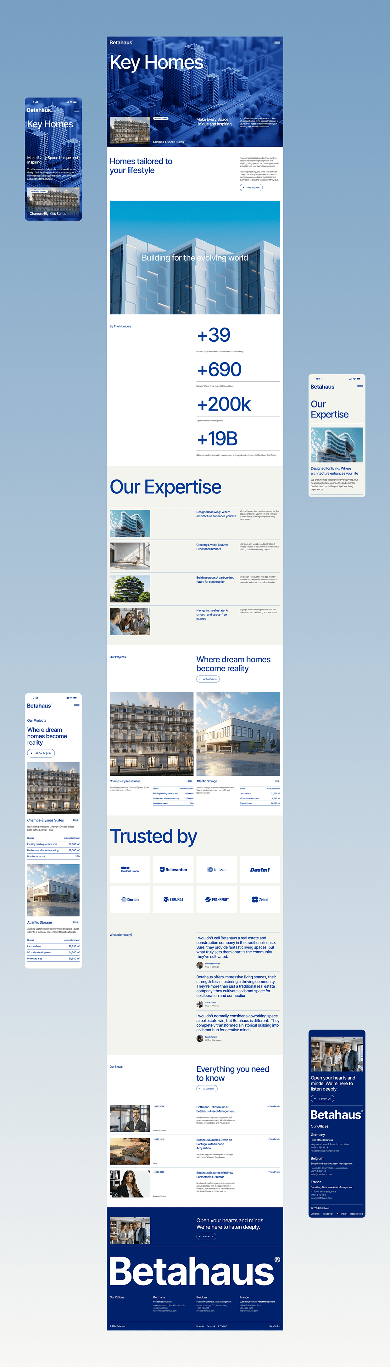 Betahaus — Real Estate Website Concept Image 2