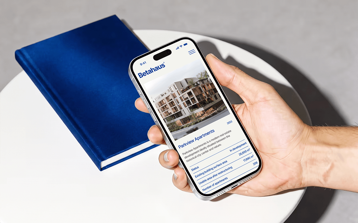 Betahaus — Real Estate Website Concept Image 6