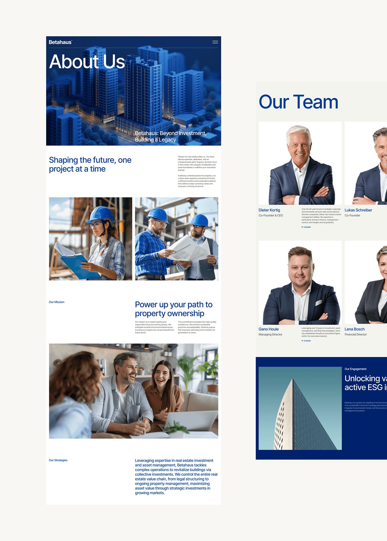 Betahaus — Real Estate Website Concept Image 8