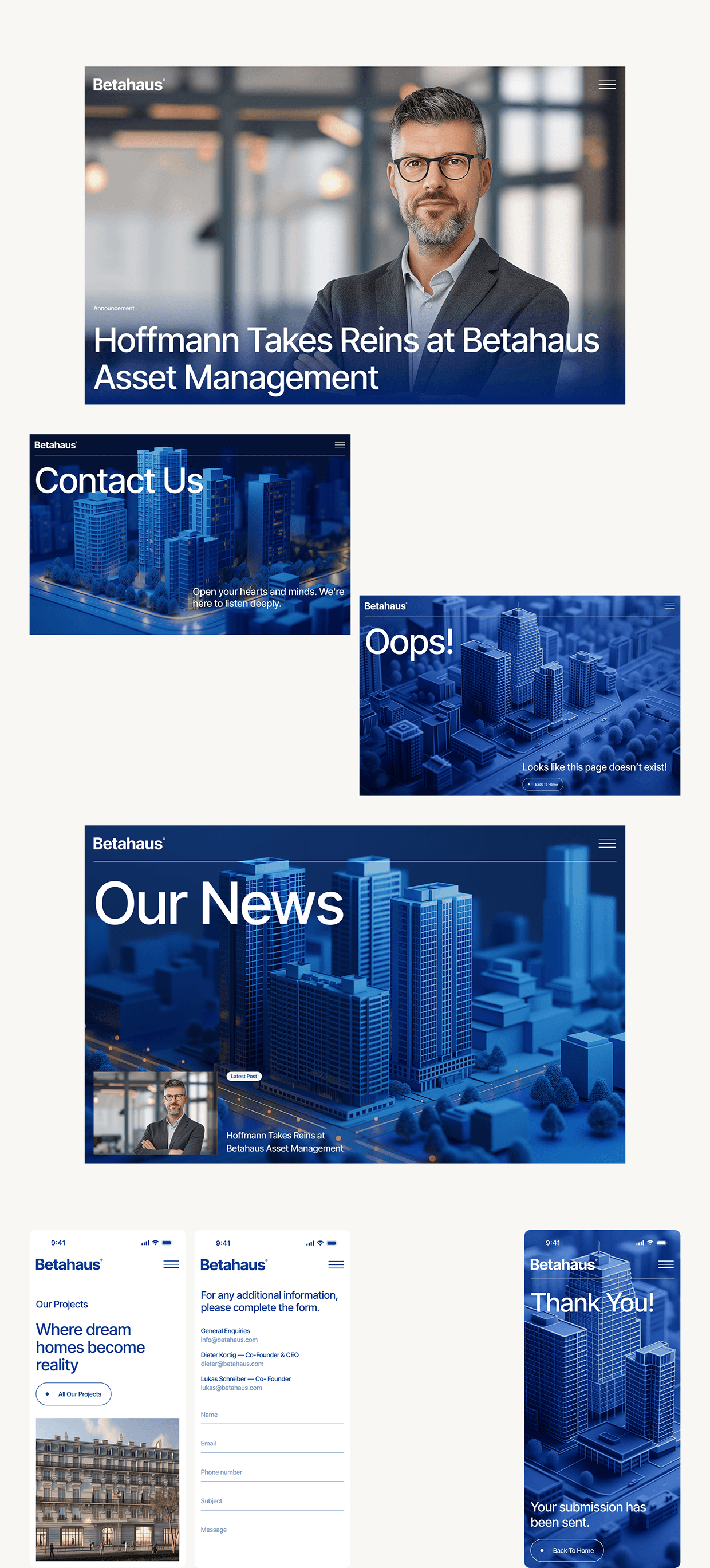 Betahaus — Real Estate Website Concept Image 10