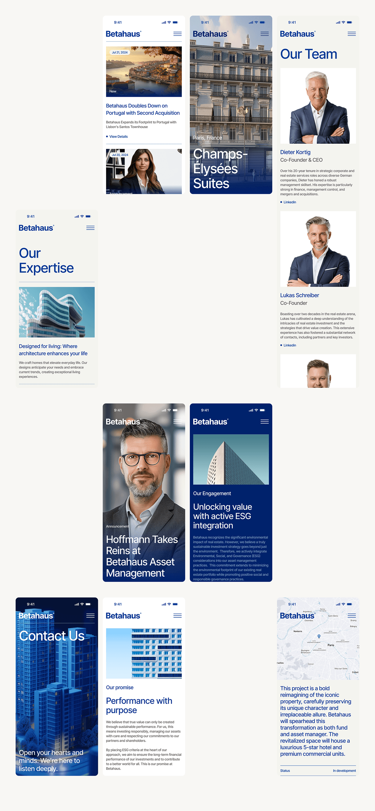 Betahaus — Real Estate Website Concept Image 11