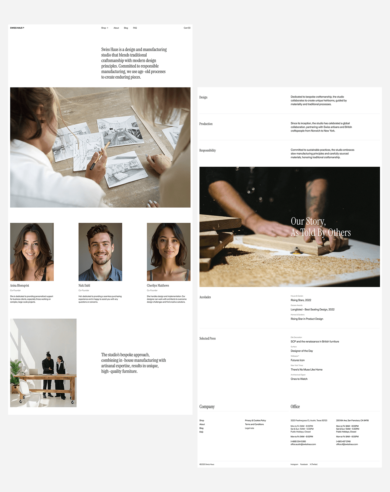 SwissHaus — Studio Website Image 11