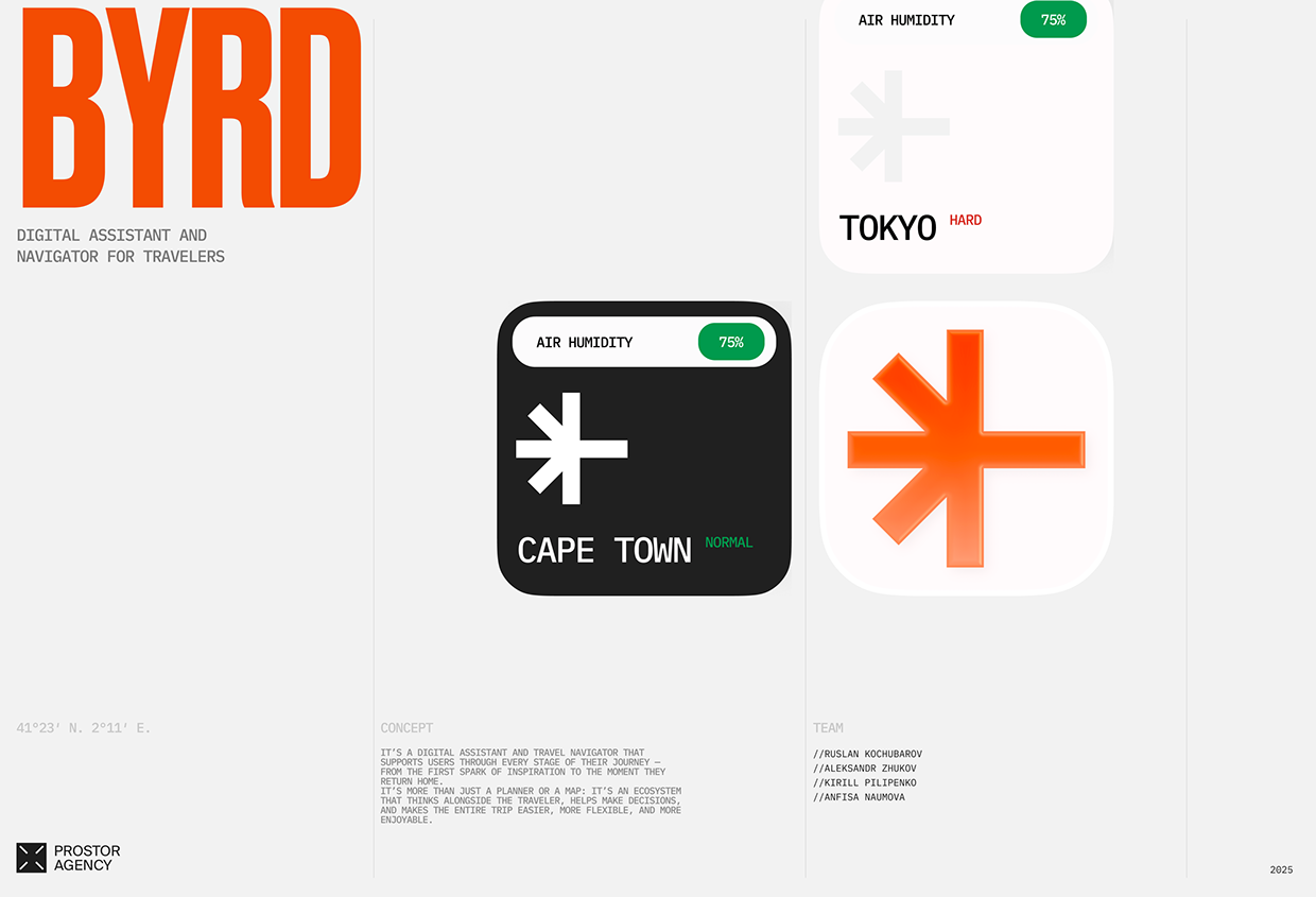 BYRD | Mobile application design