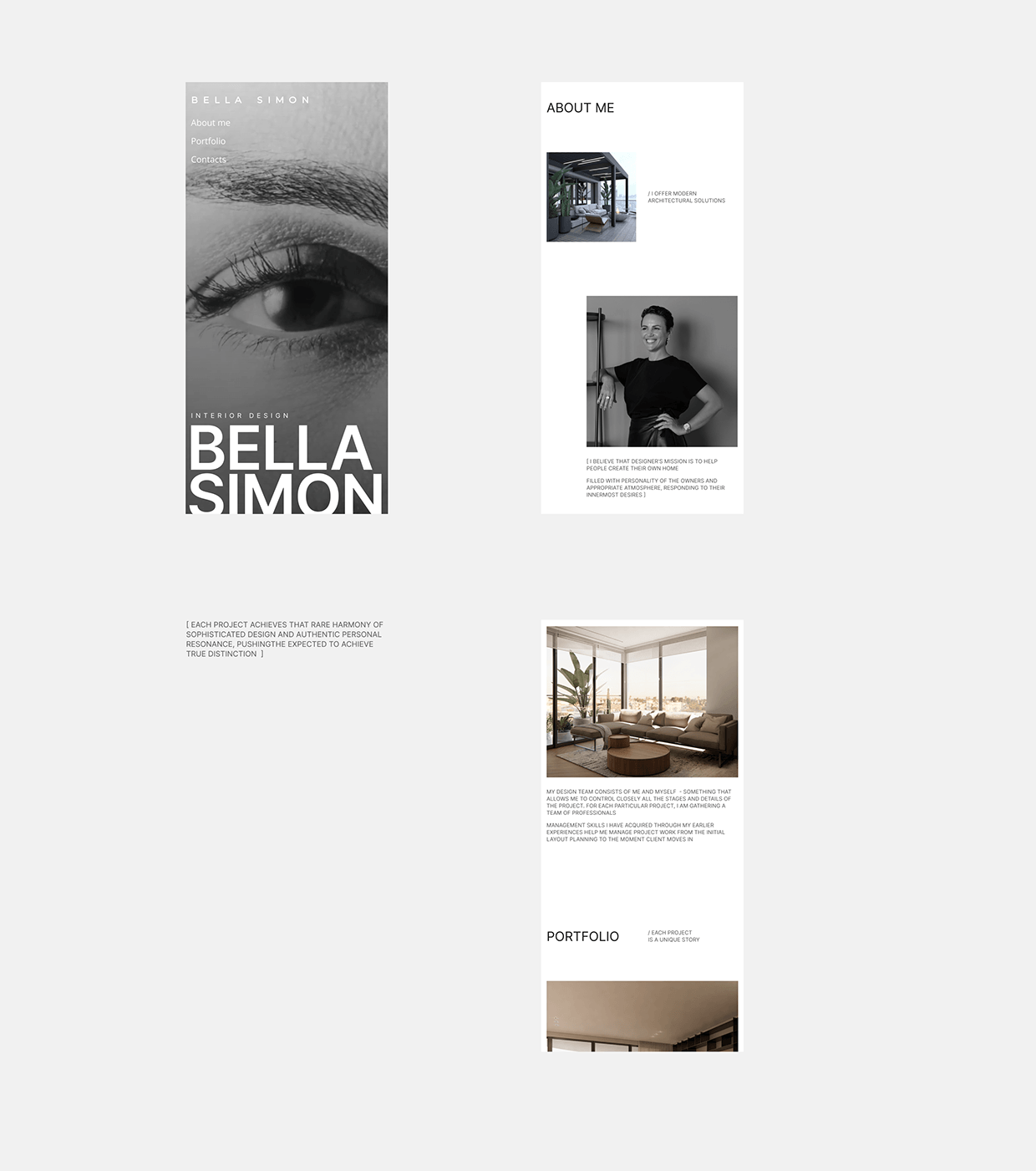 Bella Simon | Разработка сайта Image 3