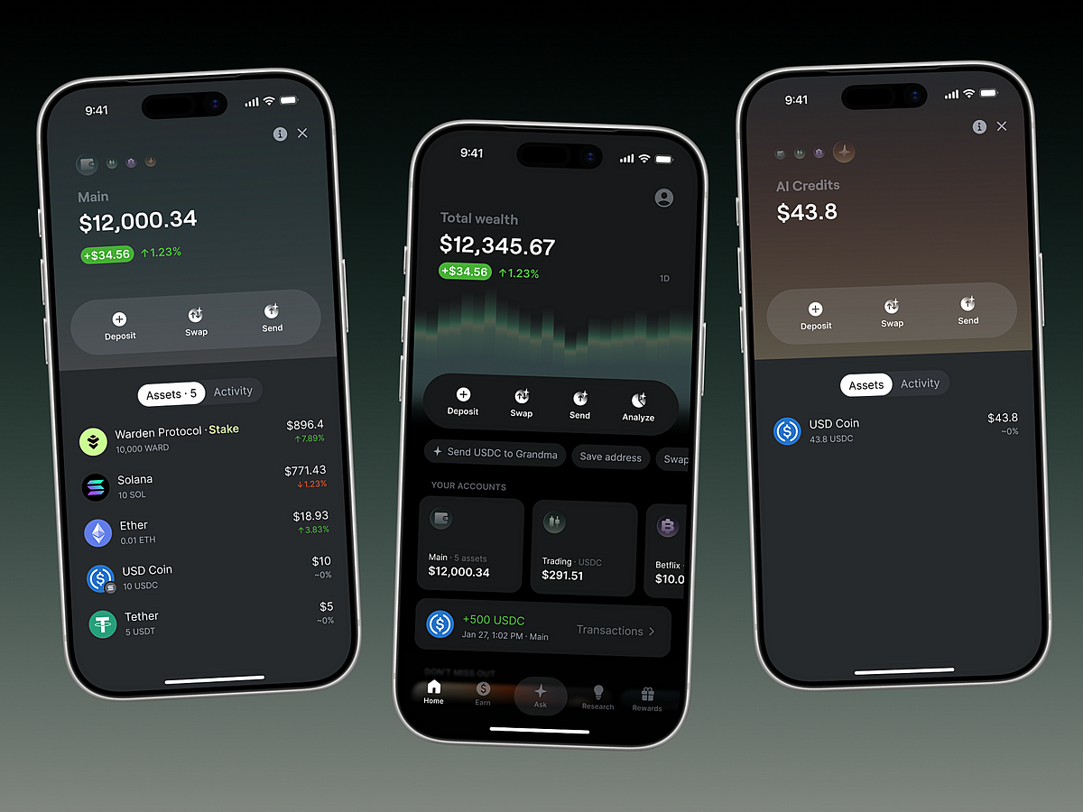 Warden: Homepage & Accounts