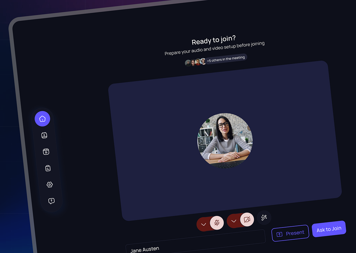 Meeting Application & Notetaker Ready to Join Screens | Quatic Image 1