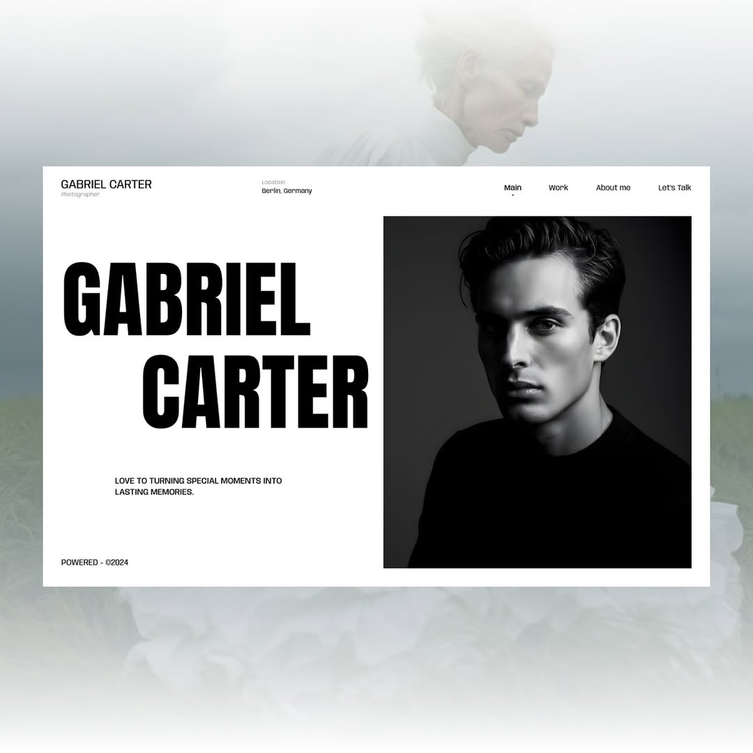 GC - Photographer UI Design Concept