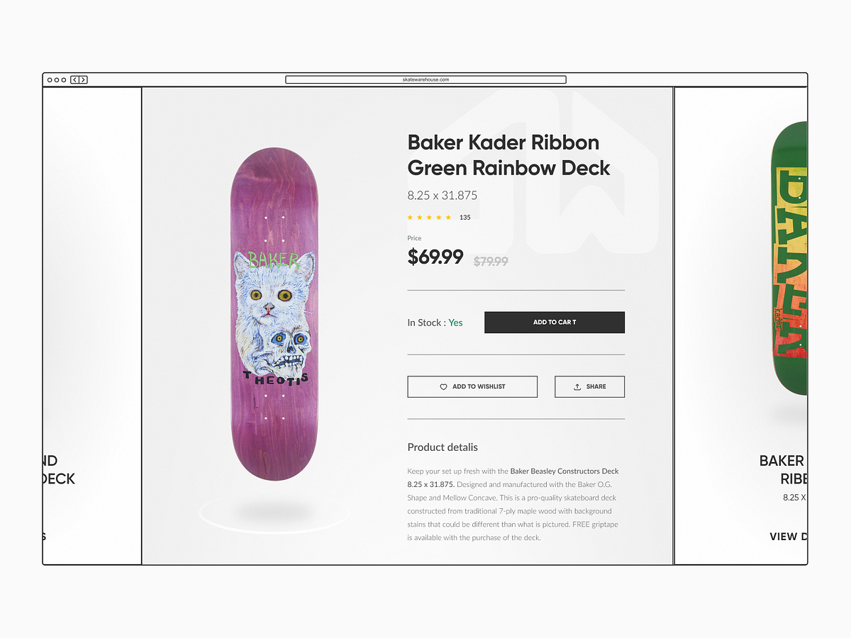 Online Skateboard Store Concept Image 0