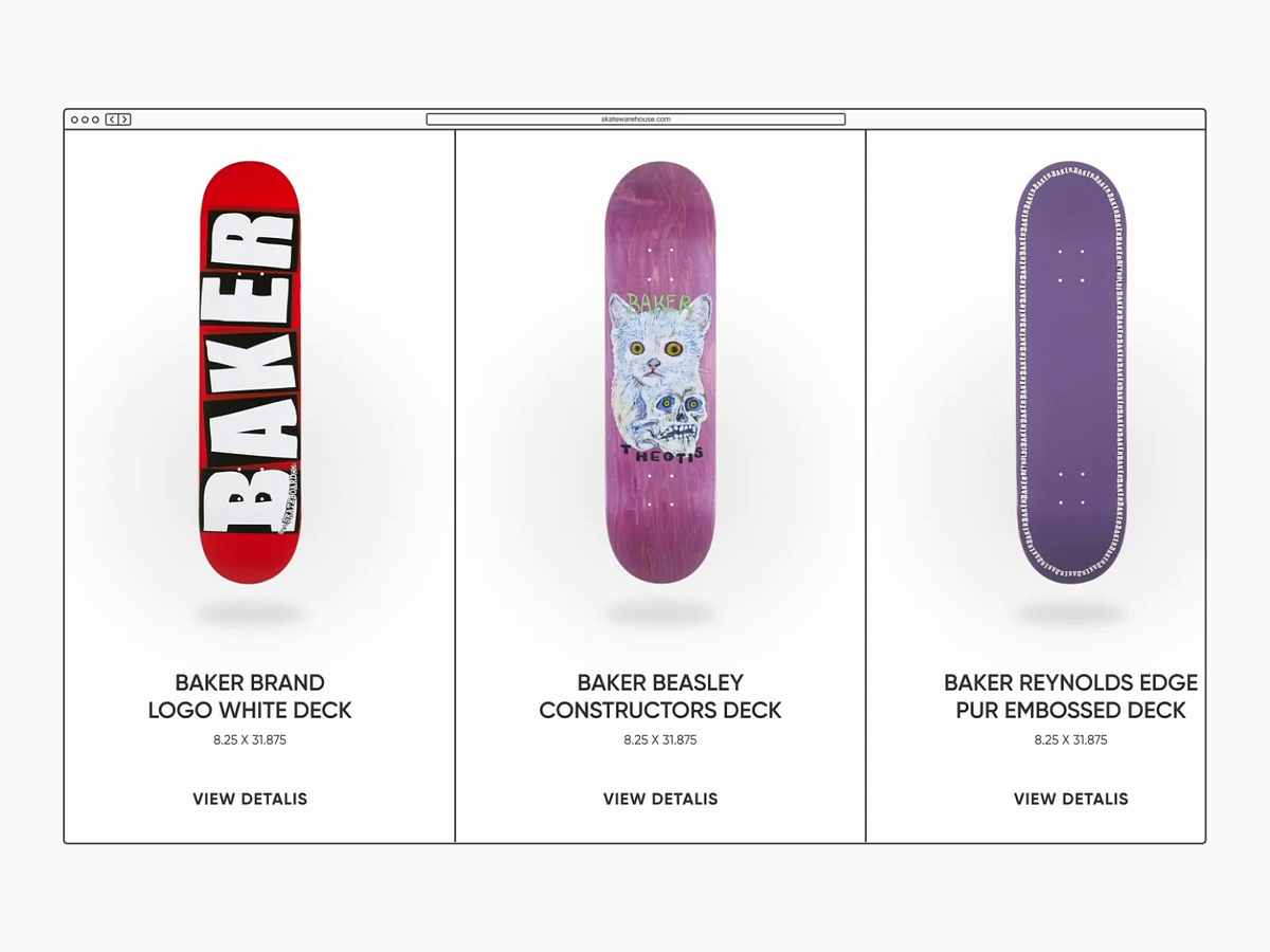 Online Skateboard Store Concept Image 2