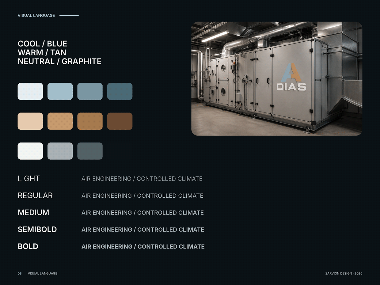 DIAS Air Engineering: HVAC Brand Identity Image 6