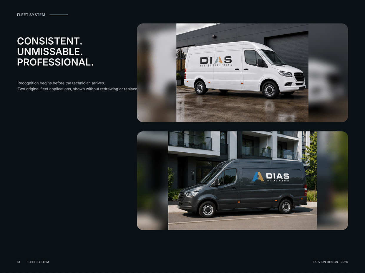 DIAS Air Engineering: HVAC Brand Identity Image 12