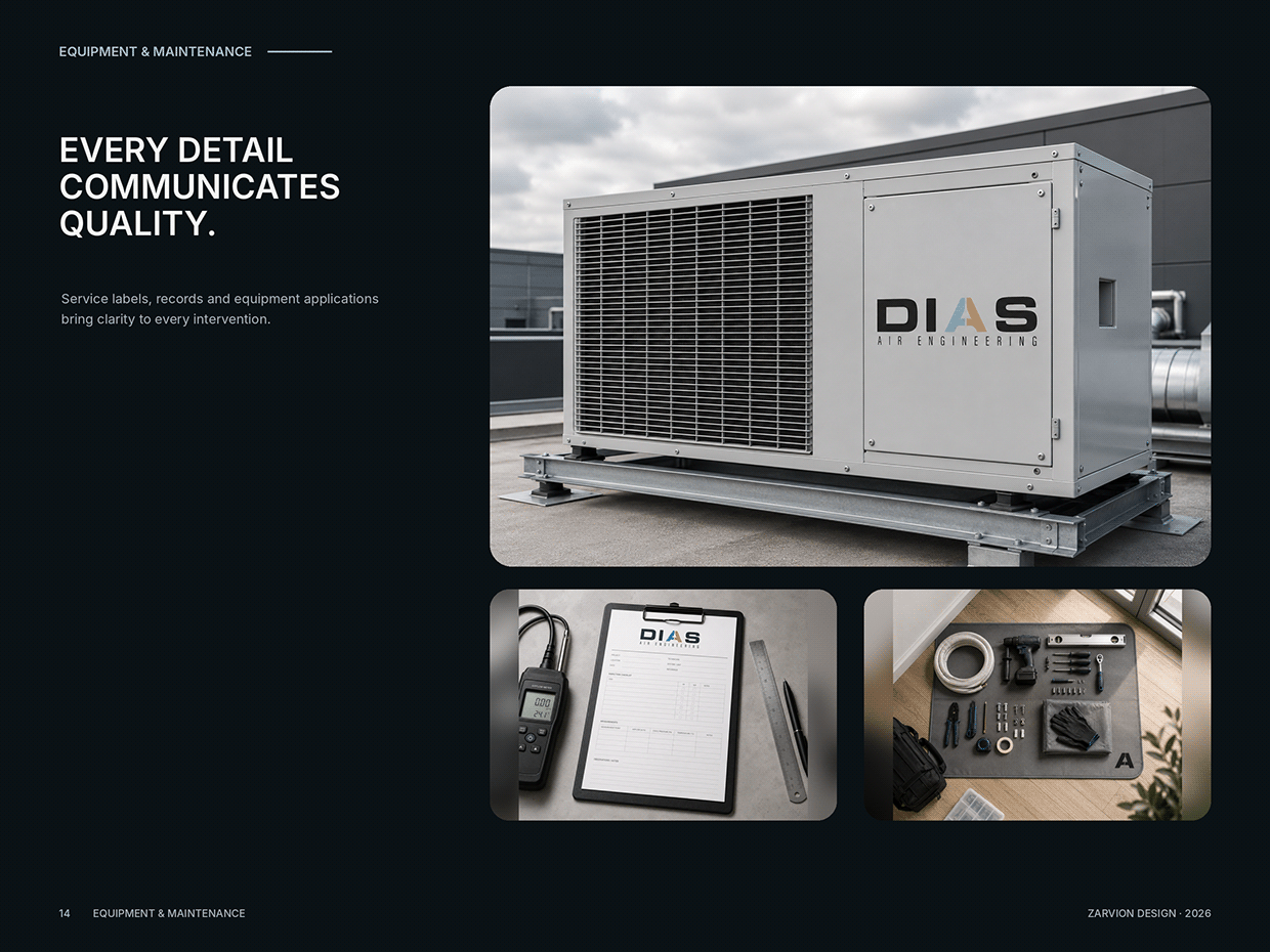 DIAS Air Engineering: HVAC Brand Identity Image 13