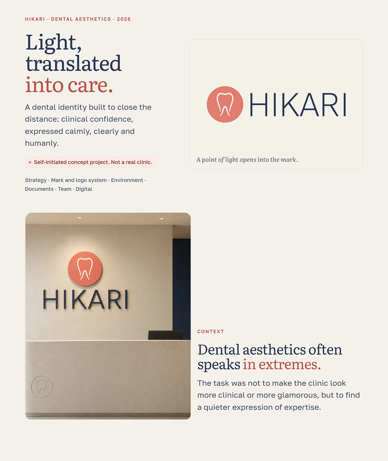 Hikari Dental Concept — Light, Translated into Care Image 0