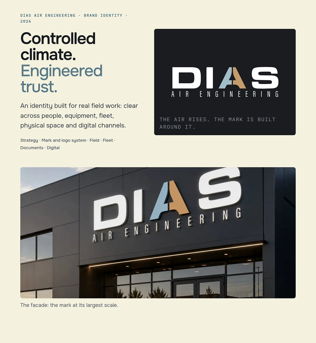 DIAS Air Engineering — HVAC Brand Identity Image 0