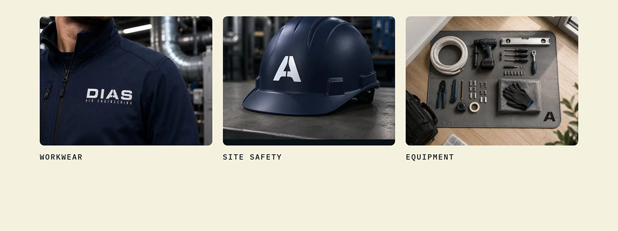 DIAS Air Engineering — HVAC Brand Identity Image 8