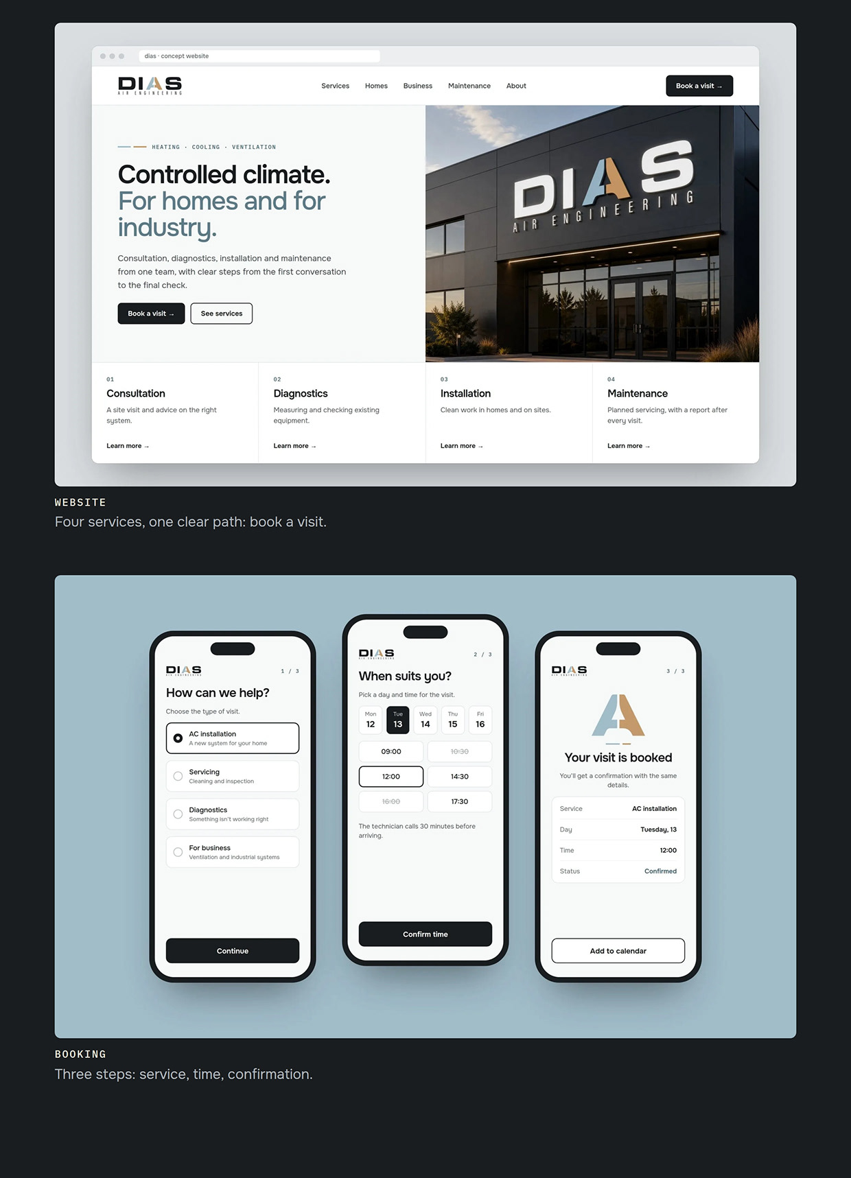 DIAS Air Engineering — HVAC Brand Identity Image 10