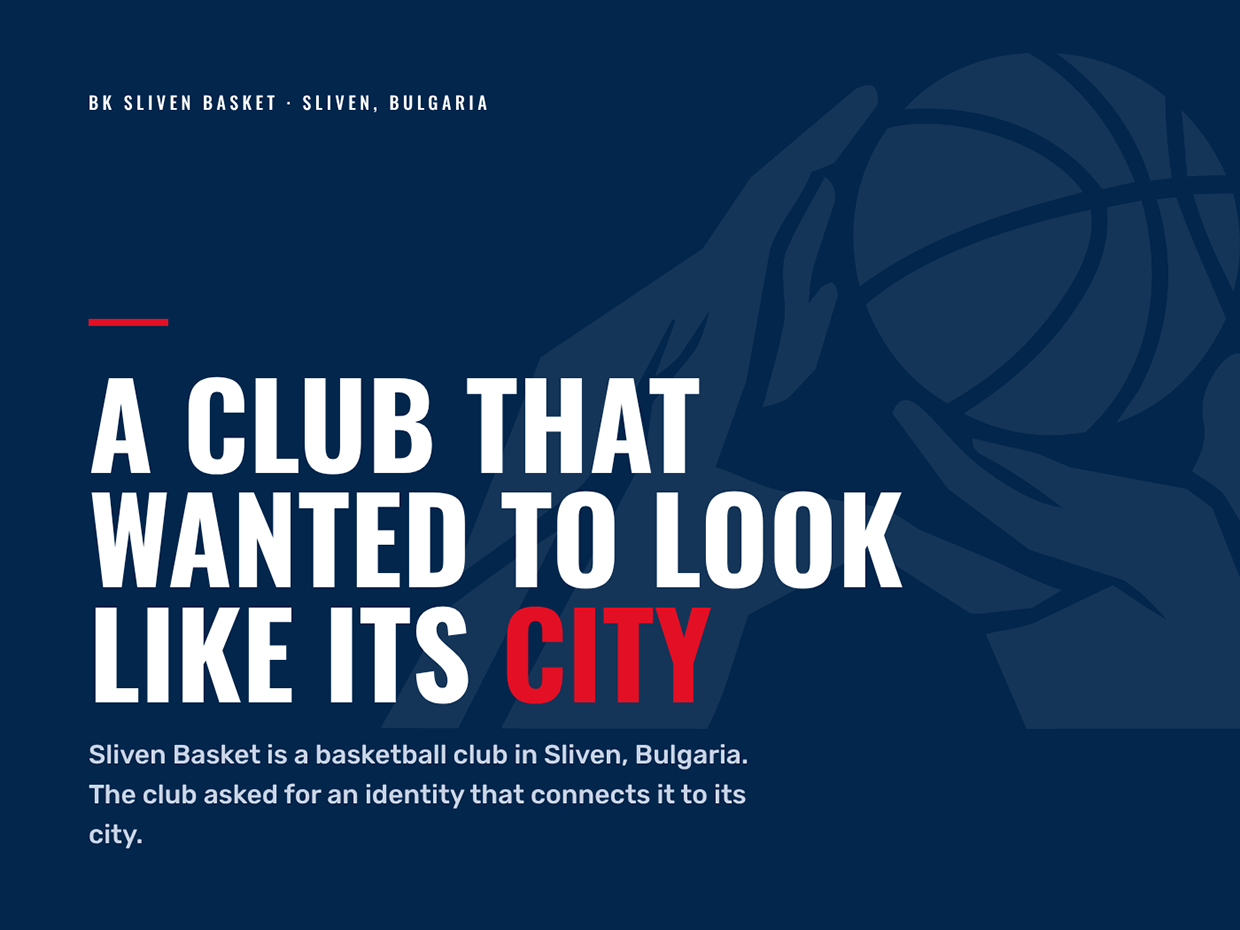 Sliven Basket — Basketball Club Logo and Brand Identity Image 0