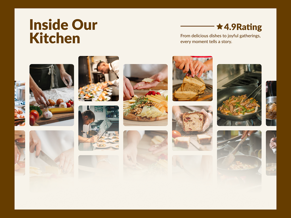 Restaurant Landing Page UI Design Image 4